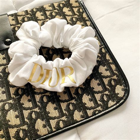 dior scrunchie|luxury hair scrunchies.